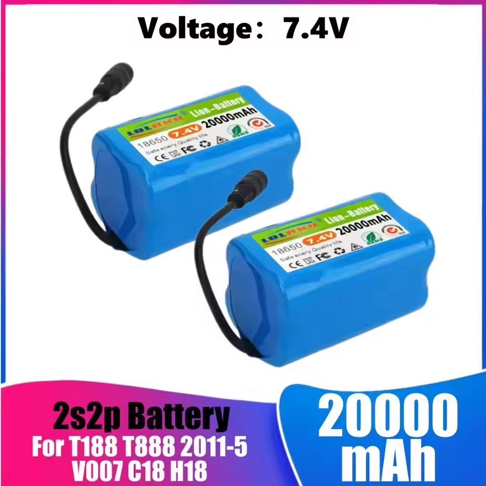 Fish Finder Charger - Batería de 7,4 V y 20000
