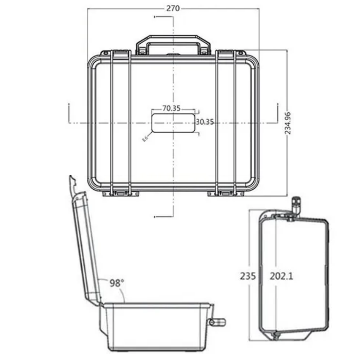Caja Organizadora Impermeable  - Fish Finder Case reseña y precio