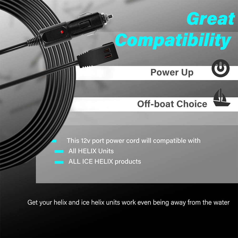 Cable de alimentación de 12V D - Fish Finder Charger reseña y precio
